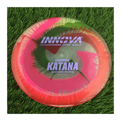 Innova Champion I-Dye Katana with Burst Logo Stock Stamp - 168g - Translucent Dyed