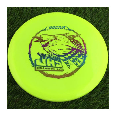 Innova Star Jay with Burst Logo Stock Stamp - 175g - Solid Lime Green