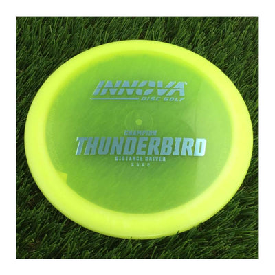 Innova Champion Thunderbird with Burst Logo Stock Stamp - 141g - Translucent Yellow