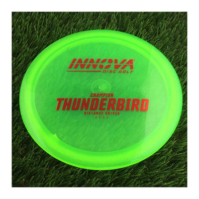 Innova Champion Thunderbird with Burst Logo Stock Stamp - 167g - Translucent Green