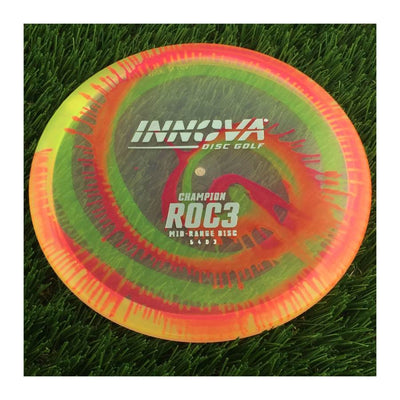 Innova Champion I-Dye Roc3 with Burst Logo Stock Stamp - 172g - Translucent Dyed