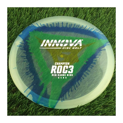 Innova Champion I-Dye Roc3 with Burst Logo Stock Stamp - 174g - Translucent Dyed