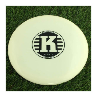 Kastaplast K1 Kaxe Retooled with Made by Kastaplast - Large K Stamp - 171g - Solid White