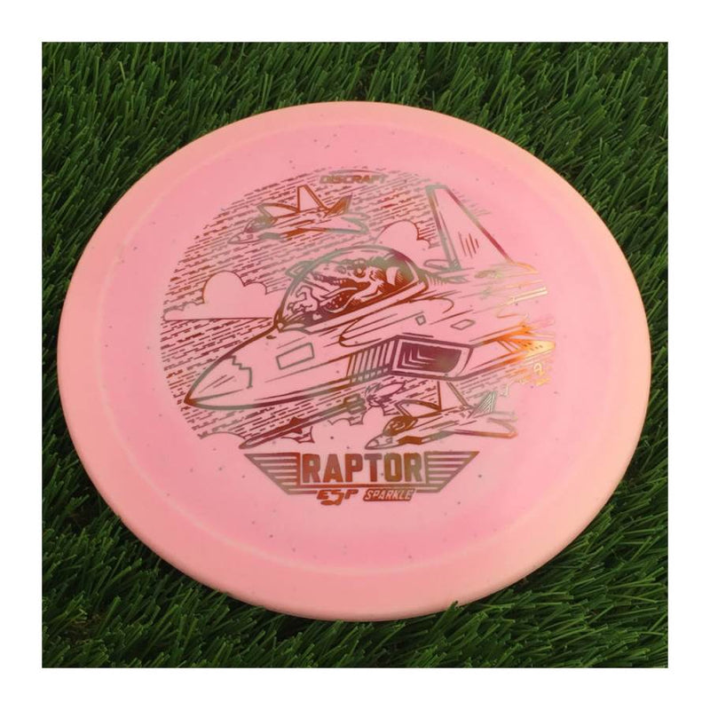Discraft ESP Lite Sparkle Raptor with 2023 Ledgestone Edition - Wave 3 Stamp - 166g - Solid Pink