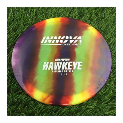 Innova Champion I-Dye Hawkeye with Burst Logo Stock Stamp - 168g - Translucent Dyed