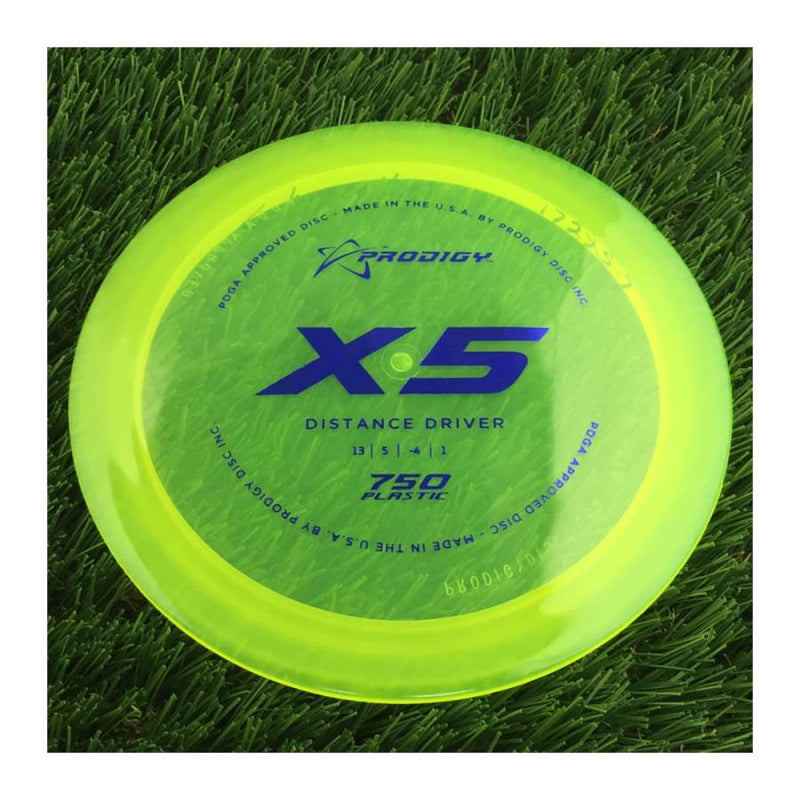 Prodigy 750 X5 - 172g - Translucent Yellow