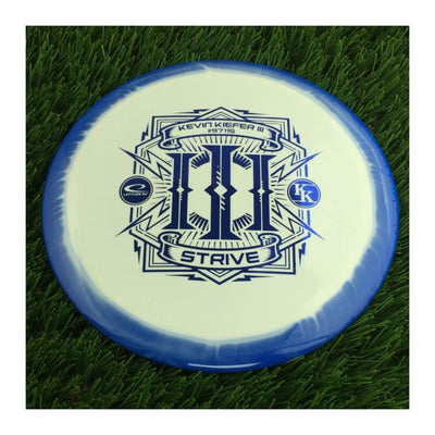 Latitude 64 Grand Orbit Strive with Kevin Kiefer III Team Series 2024 Stamp - 175g - Solid Blue