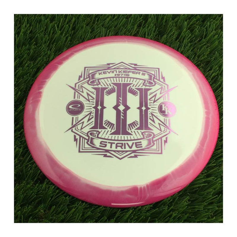 Latitude 64 Grand Orbit Strive with Kevin Kiefer III Team Series 2024 Stamp - 173g - Solid Pink