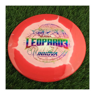 Innova Halo Star Leopard3 with Burst Logo Stock Stamp - 175g - Solid Red