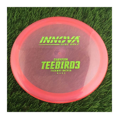 Innova Champion Teebird3 with Burst Logo Stock Stamp - 165g - Translucent Pink