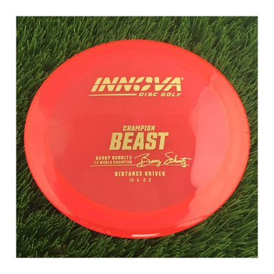Innova Champion Beast with Burst Logo Barry Schultz 2X World Champion Stamp - 170g - Translucent Pink