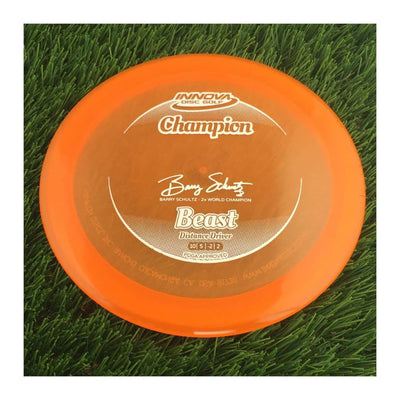 Innova Champion Beast with Barry Schultz - 2x World Champion Circle Fade Stock Stamp - 164g - Translucent Orange