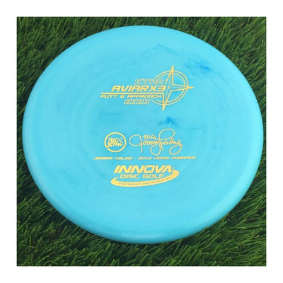 Innova Star AviarX3 with Big Jerm - Jeremy Koling - 2016 USDGC Champion Stamp - 175g - Solid Light Blue
