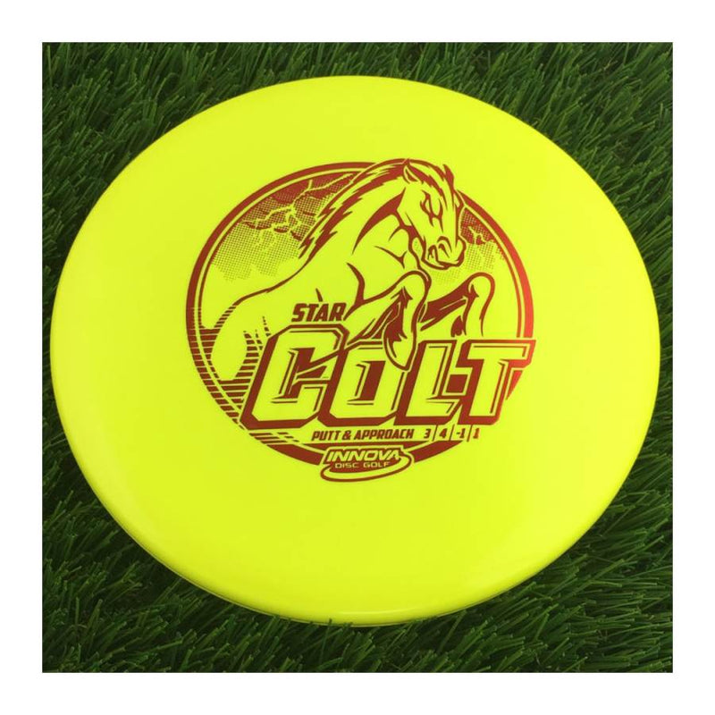 Innova Star Colt with Stock Character Stamp - 171g - Solid Yellow