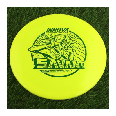 Innova Star Savant with Burst Logo Stock Stamp - 175g - Solid Yellow