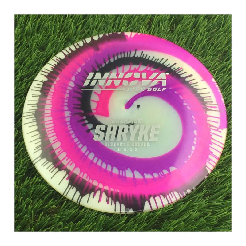 Innova Champion I-Dye Champion Shryke with Burst Logo Stock Stamp - 167g - Translucent Dyed