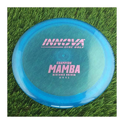 Innova Champion Mamba with Burst Logo Stock Stamp - 163g - Translucent Blue