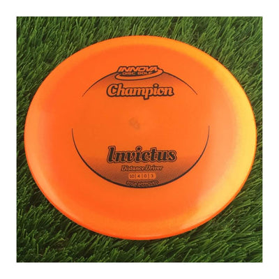 Innova Champion Invictus with Circle Fade Stock Stamp - 172g - Translucent Orange