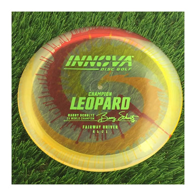 Innova Champion I-Dye Leopard with Burst Logo Barry Schultz 2X World Champion Stamp - 169g - Translucent Dyed
