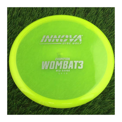 Innova Champion Wombat3 with Burst Logo Stock Stamp - 175g - Translucent Yellow