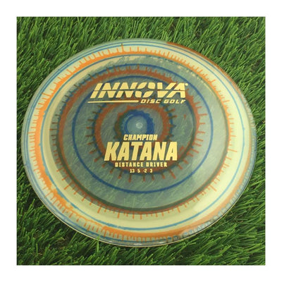 Innova Champion I-Dye Katana with Burst Logo Stock Stamp - 172g - Translucent Dyed