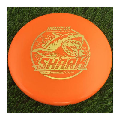 Innova Star Shark with Burst Logo Stock Stamp - 175g - Solid Orange