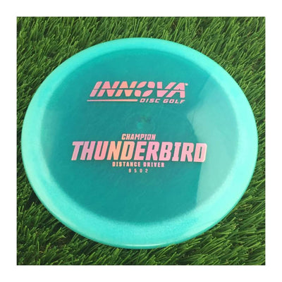Innova Champion Thunderbird with Burst Logo Stock Stamp - 148g - Translucent Light Blue