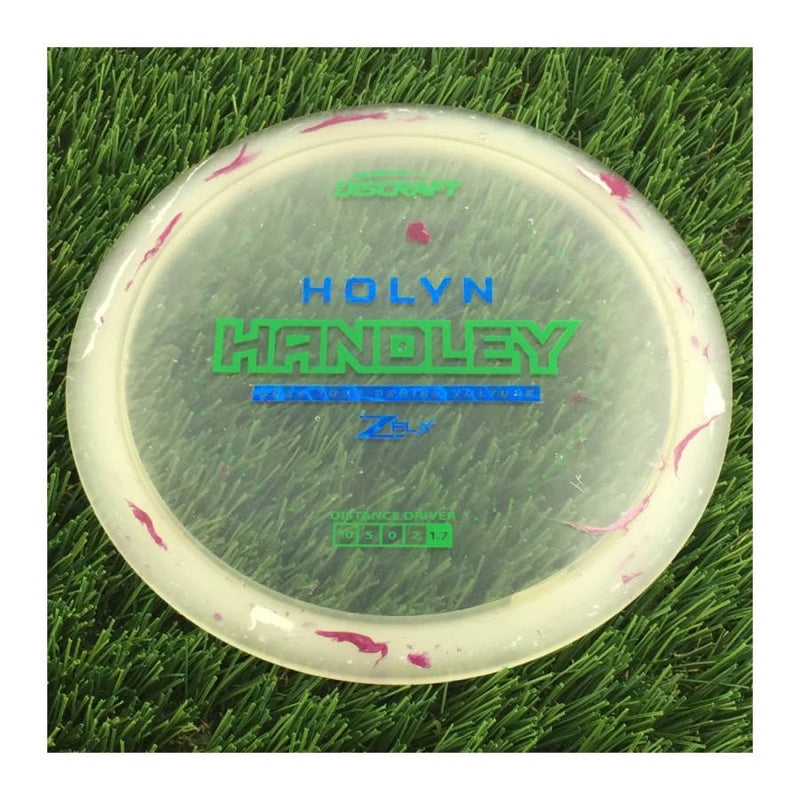 Discraft Jawbreaker Z FLX Vulture with Holyn Handley 2024 Tour Series Stamp - 172g - Translucent Clear