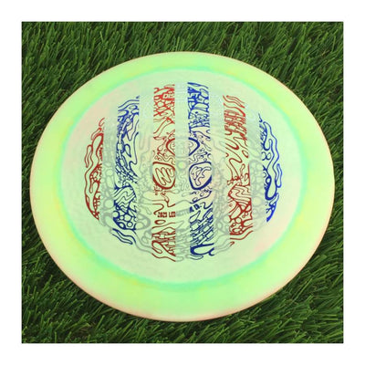 Discraft ESP Glo Nuke with 2023 Ledgestone Edition - Wave 3 Stamp - 172g - Solid Pastel Green