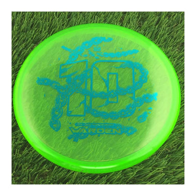 Dynamic Discs Lucid Ice Warden with Ten Year Anniversary Edition Breaking Chains Stamp - 173g - Translucent Green