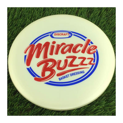 Discraft Big Z Collection Buzzz with Miracle Buzzz Basket Dressing Stamp - 180g - Solid Off White