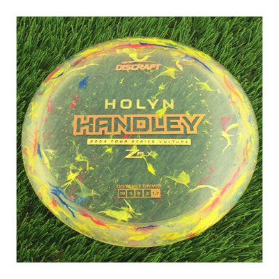 Discraft Jawbreaker Z FLX Vulture with Holyn Handley 2024 Tour Series Stamp - 169g - Translucent Yellow