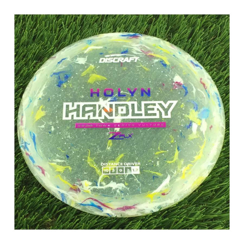 Discraft Jawbreaker Z FLX Vulture with Holyn Handley 2024 Tour Series Stamp - 172g - Translucent Off White