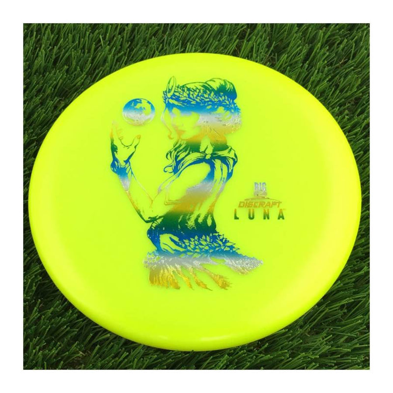 Discraft Big Z Collection Luna with Big Z Stock Stamp with Inside Rim Embossed PM Paul McBeth Stamp - 174g - Solid Yellow