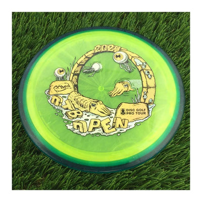 Axiom Prism Proton Soft Vanish with OTB Open 2024 - Art by Green C Studio Stamp - 160g - Translucent Yellow