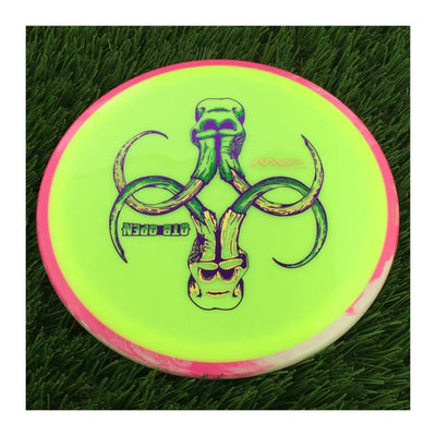 Axiom Neutron Soft Crave with OTB Open 2024 - Art by Pirate Nate Stamp - 172g - Solid Yellow