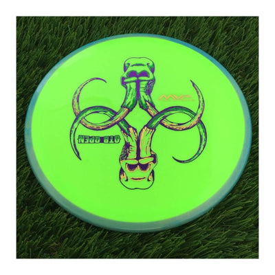 Axiom Neutron Soft Crave with OTB Open 2024 - Art by Pirate Nate Stamp - 171g - Solid Neon Green