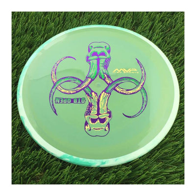 Axiom Neutron Soft Crave with OTB Open 2024 - Art by Pirate Nate Stamp - 173g - Solid Muted Green