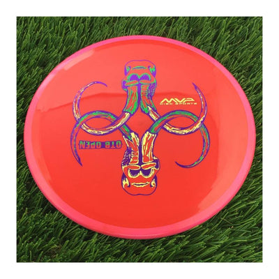 Axiom Neutron Soft Crave with OTB Open 2024 - Art by Pirate Nate Stamp - 172g - Solid Red