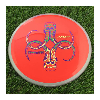 Axiom Neutron Soft Crave with OTB Open 2024 - Art by Pirate Nate Stamp - 173g - Solid Red