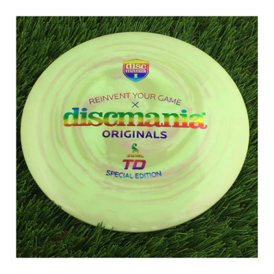 Discmania Swirly S-Line TD with Reinvent Your Game x Discmania Originals Special Edition Stamp - 174g - Solid Muted Green