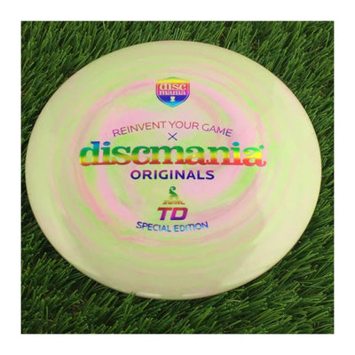 Discmania Swirly S-Line TD with Reinvent Your Game x Discmania Originals Special Edition Stamp - 174g - Solid Off Green