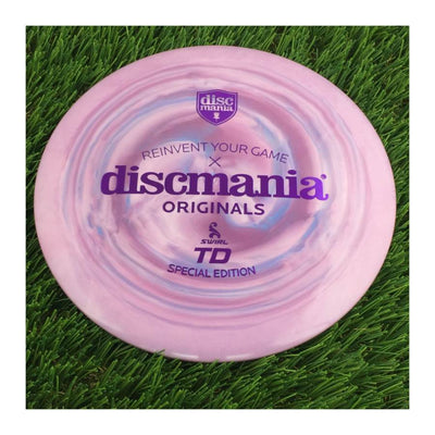 Discmania Swirly S-Line TD with Reinvent Your Game x Discmania Originals Special Edition Stamp - 172g - Solid Dark Pink