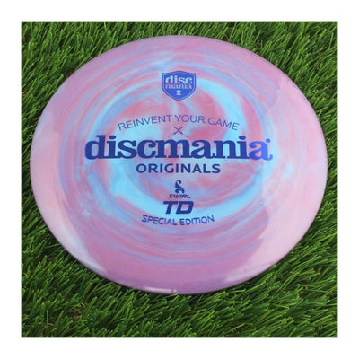 Discmania Swirly S-Line TD with Reinvent Your Game x Discmania Originals Special Edition Stamp - 173g - Solid Blurple