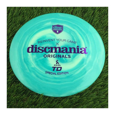 Discmania Swirly S-Line TD with Reinvent Your Game x Discmania Originals Special Edition Stamp - 173g - Solid Turquoise Green