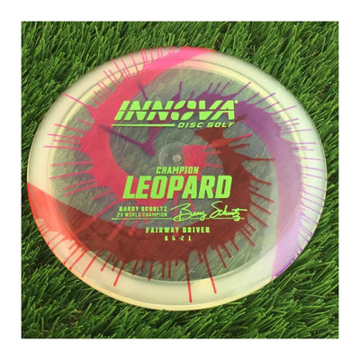 Innova Champion I-Dye Leopard with Burst Logo Barry Schultz 2X World Champion Stamp - 175g - Translucent Dyed
