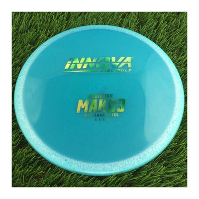 Innova Champion Mako3 with Burst Logo Stock Stamp - 156g - Translucent Blue