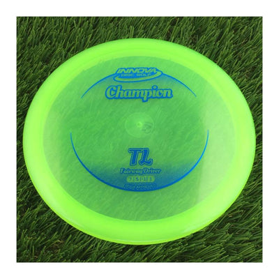 Innova Champion TL with Circle Fade Stock Stamp - 163g - Translucent Neon Green