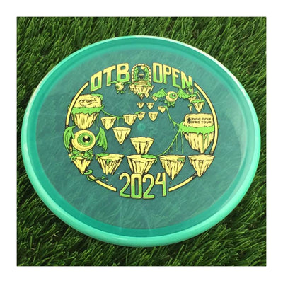 MVP Proton Soft Tempo with OTB Open 2024 - Art by Green C Studio Stamp - 173g - Translucent Turquoise Green