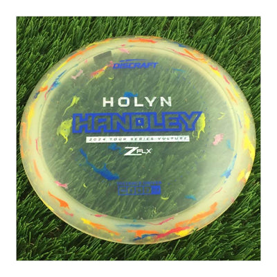 Discraft Jawbreaker Z FLX Vulture with Holyn Handley 2024 Tour Series Stamp - 174g - Translucent Off Clear